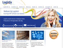 Tablet Screenshot of logistix.nl